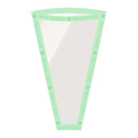 Multi-piece Transparent Waterproof Flower Packaging Bag Virgin Pulp Style with PE Coating for Gift Shop Use