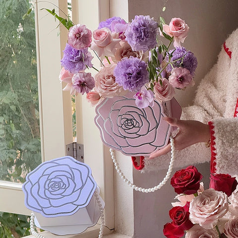 Premium Waterproof PE Coated Floral Wrapping Paper Roll for Gifts Designer Camellia Bull Party Flower Shop Festival Supplies