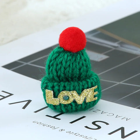 Red Fruit Branches Golden Fortune Handicraft Fashion Christmas Decoration Cashmere Yarn Flower Pot Hanging Accessories