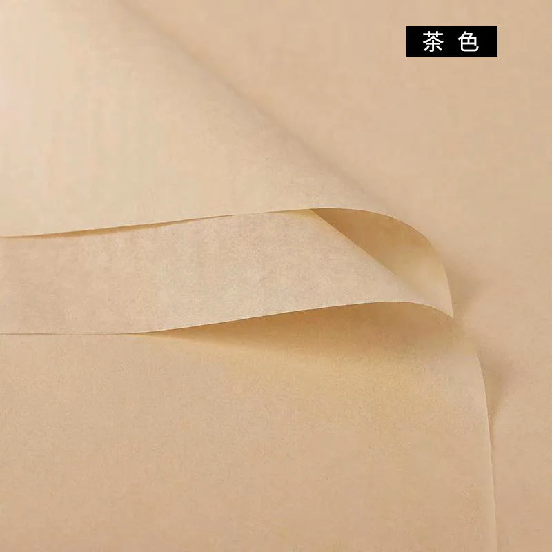 Customized Advanced Ins Snow Pear Flower Wrapping Paper Single Side PE Coated for Village-inner Use