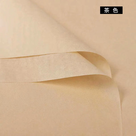 Customized Advanced Ins Snow Pear Flower Wrapping Paper Single Side PE Coated for Village-inner Use