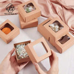 Wholesale Colorful Portable Cake Box with Window Trapezoid Shape for Food Shipping & Gift Packaging