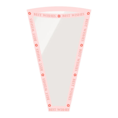Multi-piece Transparent Waterproof Flower Packaging Bag Virgin Pulp Style with PE Coating for Gift Shop Use