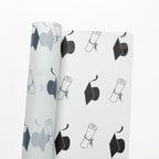 Waterproof Bow Book Roll Flower Wrapping Paper for Graduation Season Coated Material