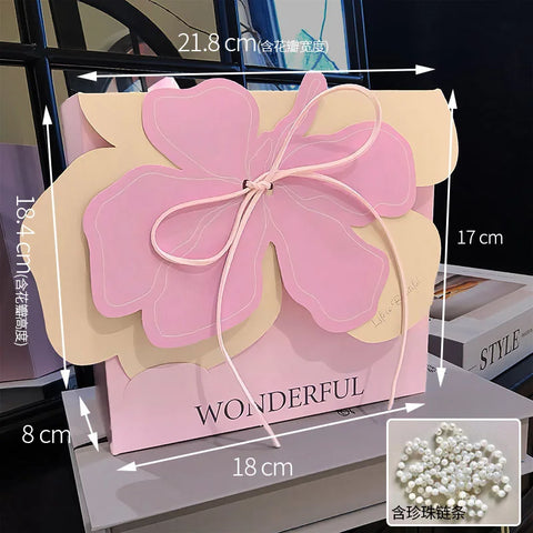 Portable Foldable Craft Paper Flower Box Handmade Floral Gift Packaging Materials for Flowers