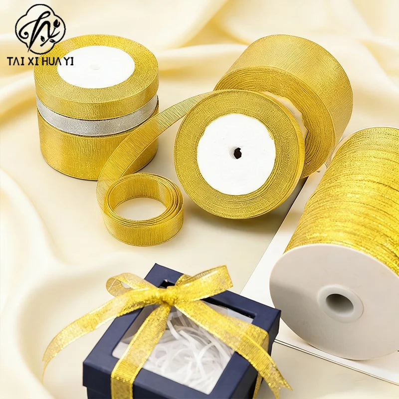 Satin Edge Organza Chiffon Ribbon Organza for Christmas Cake Handcrafted Gift Box Bow Decoration Secondary image