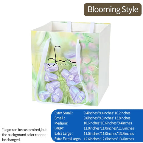 Portable  Paper Trapezoidal Hand-held Flower Bouquet Packaging Inner Liner and Fixed Rose Hugging Bag with Waterproof Feature