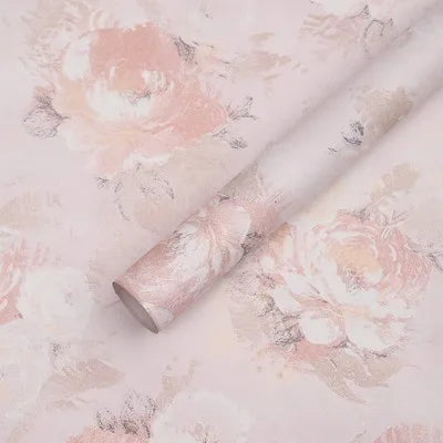 China Manufacture Dream Garden Oil Painting Paper Single Side Coated Flower Wrapping Paper