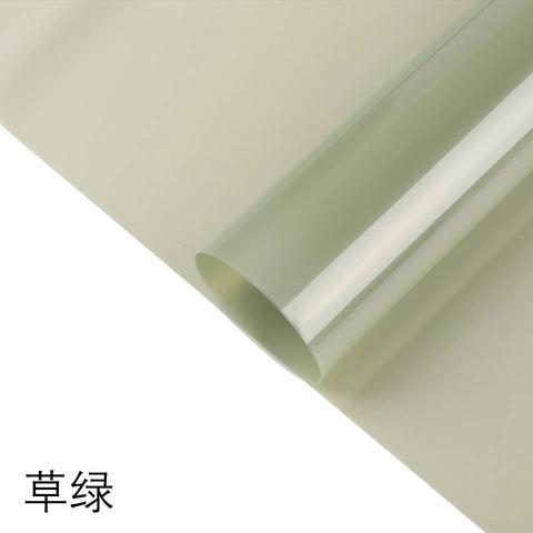 New Fashion Macaron Colorful Flower Packaging Paper Magical Light Waterproof Single-Sided Coating Colorful Film Wrapping Paper