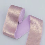 Double Face Hand-Torn Rough-Edge Gilded Plush Eco-friendly Satin Ribbon Valentine's Day Wedding Bouquet Tassels