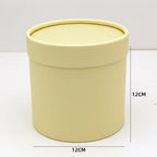 Wholesale Modern Luxury Cylinder Rigid Gift Box Recyclable Handmade Vanishing Teachers' Day Flowers Hugging Mini Flower