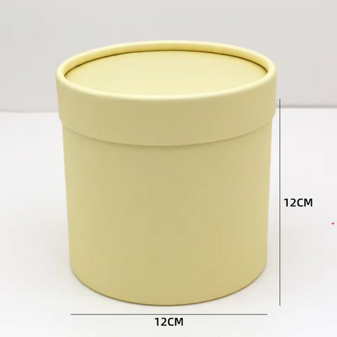 Wholesale Modern Luxury Cylinder Rigid Gift Box Recyclable Handmade Vanishing Teachers' Day Flowers Hugging Mini Flower
