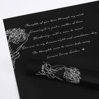 Vintage Waterproof Bouquet Flower Wrapping Paper PE Made From Premium Plastic Paper Material for Gift Wrapping
