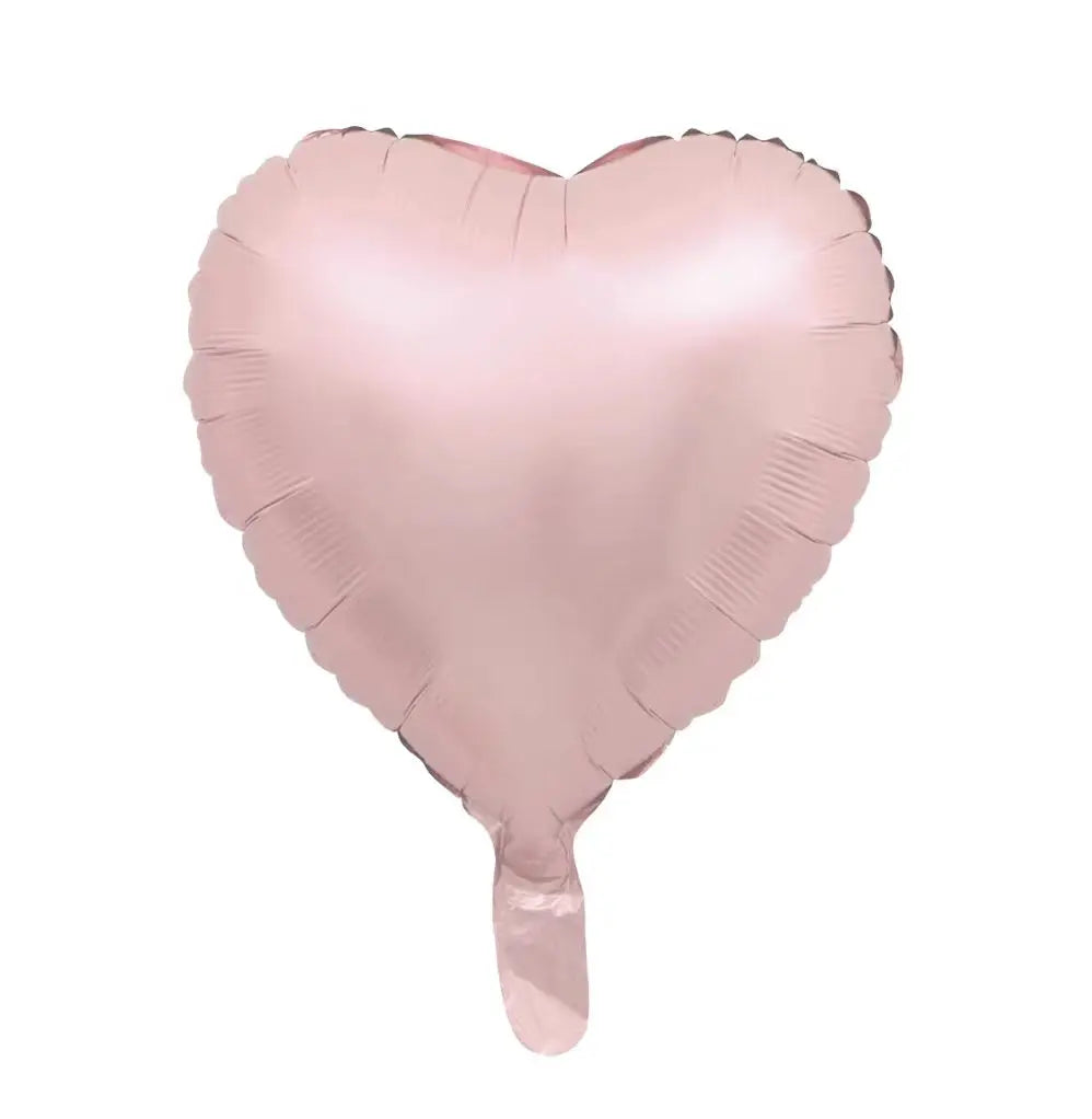 High Quality 18-Inch Star Heart Shape Foil Balloons Cream Caramel Coffee Retro Colors Gift Inflatable Decoration