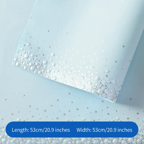 Wholesale Bouquet Wrapping Paper Recyclable Virgin Pulp PE Coating for Flower Packing Wrap