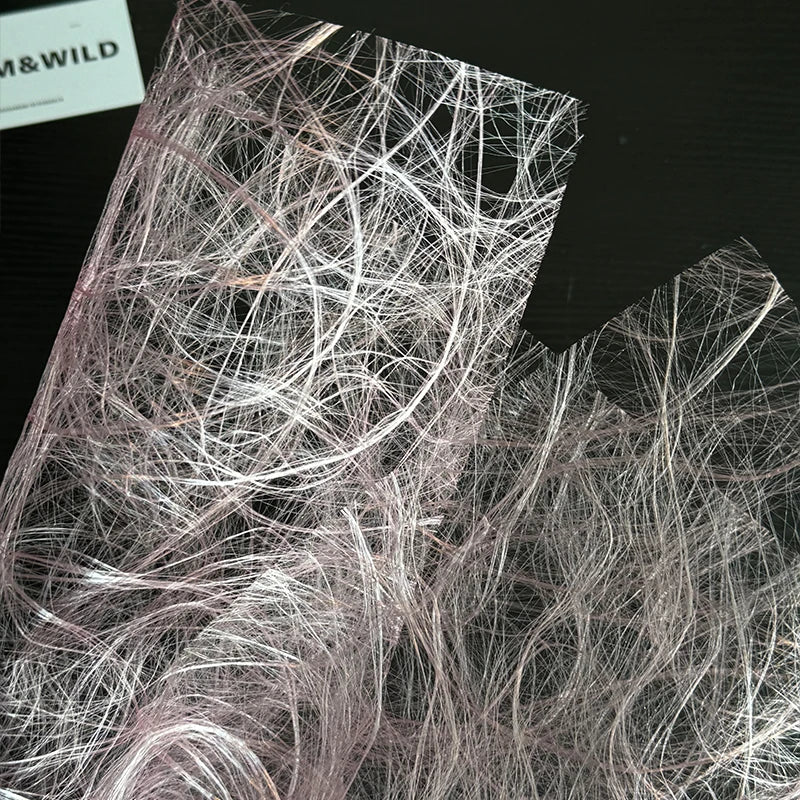 Wholesale Single Side PE Coating Raffia Grass Inner Lining Material for Fresh Flower Bouquet Packaging
