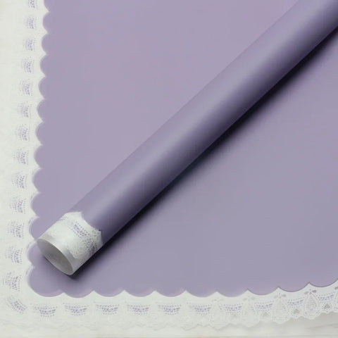 Wholesale Transparent Lace Glassine Gift Wrap Handmade OPP Coated Paper for High End Boutique and Flower Shop