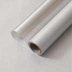 Single-Sided Coated Floral Paper Wrapped Waterproof Pearl Satin Silk Texture and Thickened Silver Glitter Film