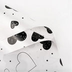 Valentine's Day Neon Love Flower Packaging Paper Waterproof Single Side Coated for Your Romantic Moments