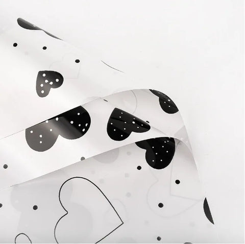 Valentine's Day Neon Love Flower Packaging Paper Waterproof Single Side Coated for Your Romantic Moments