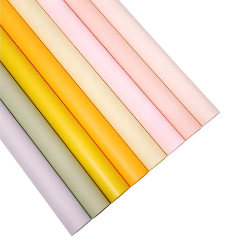 Monochrome Korean Style First Love Eco-Friendly Waterproof Flower Wrapping Paper Thickened Single Side for Flower Packaging