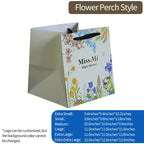 Portable  Paper Trapezoidal Hand-held Flower Bouquet Packaging Inner Liner and Fixed Rose Hugging Bag with Waterproof Feature