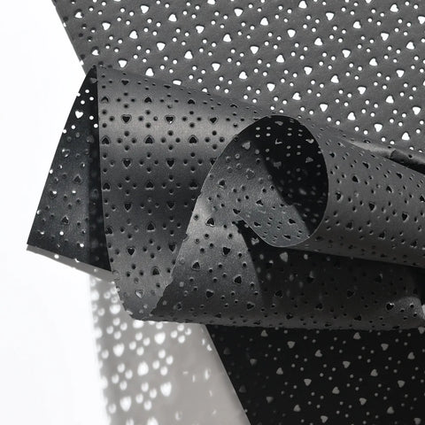 Love Hole Single-Sided Coated Fenghua Paper Waterproof Thickened Paper for Hollow Flower Bouquet Packaging