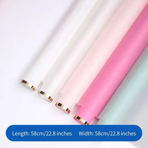 Wholesale 58*58cm Waterproof Flower Bouquet Packaging Wrapping Paper Florist Supplies for Flowers Packing Materials