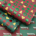 Recyclable Floral Specialty Christmas Tissue Paper Gift Wrapping Paper DIY Bouquet Wrap for Christmas Eve Gifts
