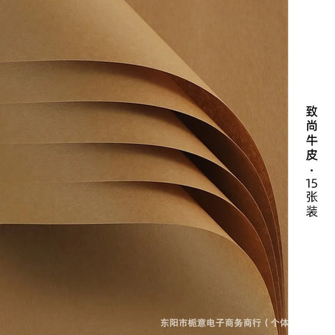 Fenghua Thick Kraft Paper Single-Sided Solid Color Korean Bouquet Material for Unique Packaging Elegant Touches