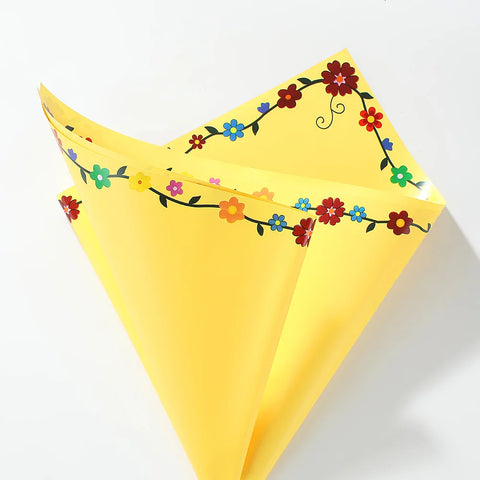 Waterproof Thick Pearl Film Wrapping Paper for Bouquets Small Fresh Flowers PVC Coated Flower Shop