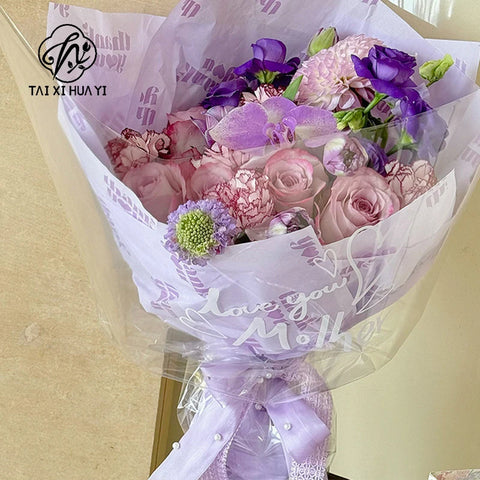 Simple English Coated Snow Pear Paper Single Side PE Coating Thank You Message