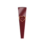 Transparent OPP Heart Pattern Soft Translucent Stretch Film Bouquet Bag Moisture-Proof Floral Shop Single Rose Packaging Plastic