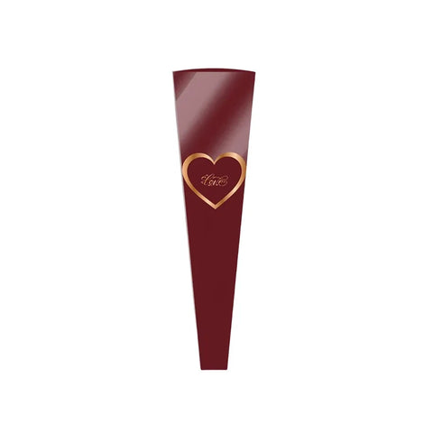 Transparent OPP Heart Pattern Soft Translucent Stretch Film Bouquet Bag Moisture-Proof Floral Shop Single Rose Packaging Plastic