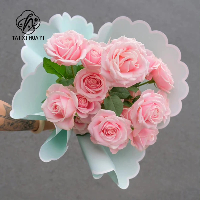 Cloud Jelly Floral Art Paper Virgin Pulp Style Waterproof Packaging for Flower Shops Bouquets and Gift Wrapping