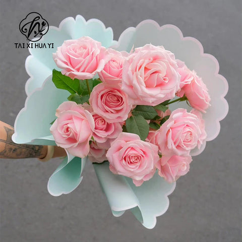 Cloud Jelly Floral Art Paper Virgin Pulp Style Waterproof Packaging for Flower Shops Bouquets and Gift Wrapping