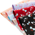 Valentine's Day Children's Day Gift Flower Packaging Paper Single-Sided Coated Waterproof Bow Design
