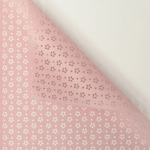 New Design Korean Waterproof Floral Gift Packaging Paper Hollow Bouquet for Flower Arrangements
