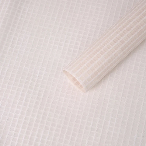 Valentine's Day 57*57cm Non-Woven Waterproof Paper New Grid Flower Bouquet Solid Color Wrapping Paper with Virgin Pulp Style
