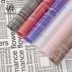 Virgin Pulp Super Soft Waterproof Flower Wrapping Paper PVC Coated Bouquet and Gift Wrapping Paper