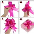 China Manufacture Colored Polypropylene Ribbons Wedding Christmas Gift Ribbon Butterfly Pull Bow Glitter