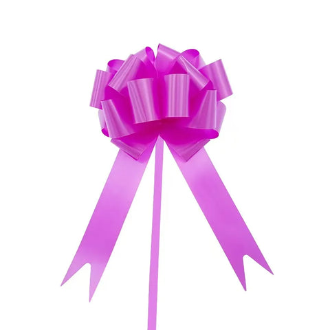 120cm Mixed Color PP Material Pull Bows with Ribbon for Wedding Birthday Anniversary Party Favors Gifts No Logo