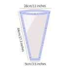 Multi-piece Transparent Waterproof Flower Packaging Bag Virgin Pulp Style with PE Coating for Gift Shop Use