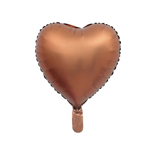 High Quality 18-Inch Star Heart Shape Foil Balloons Cream Caramel Coffee Retro Colors Gift Inflatable Decoration