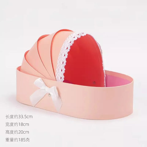 Cradle Flower Box Egg Postpartum Hand Gift Box Flower Basket Flower Bouquet Packaging Box