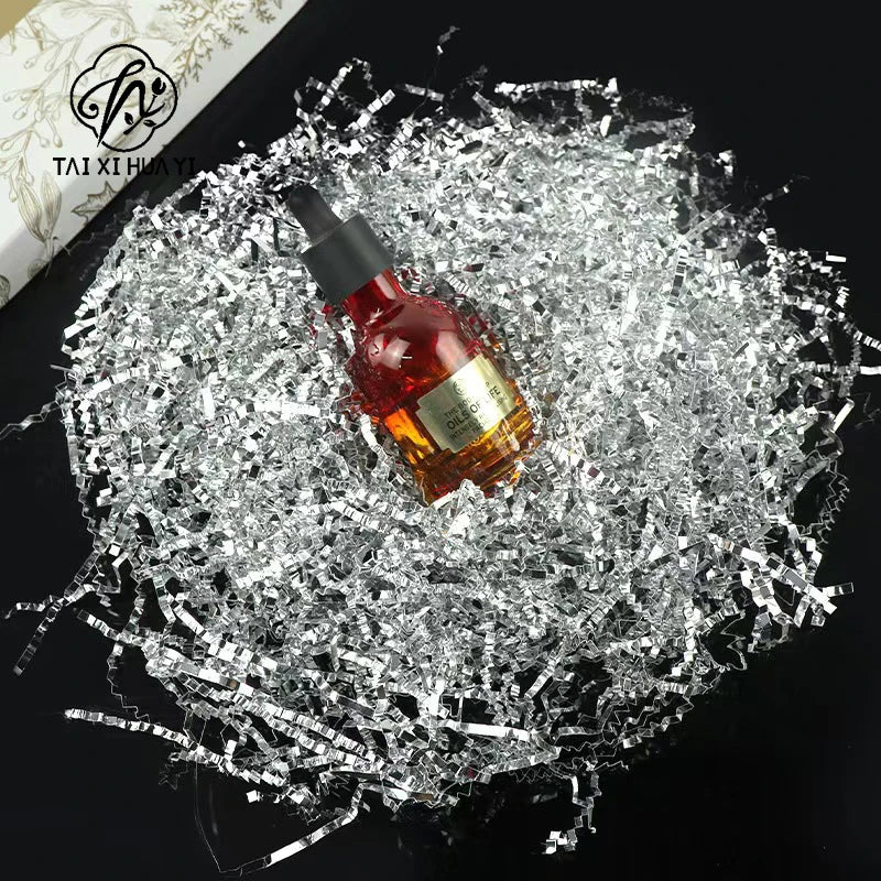 Elegant Luxury Crepe Paper Crinkle Cut Shredded Material for Gift Baskets and Box Packaging Premium Decorative Filler