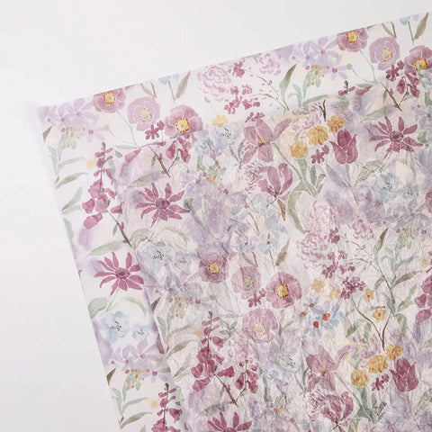 Valentine's Day 520 Printed Snow Pear Paper Flower Package Single Side Coated Bouquet Wrapping Paper