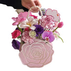Elegant Camellia Pearl Gift Box Single Side PE Coating Synthetic Paper for Romantic Occasions Like Mother's Day Floral Present