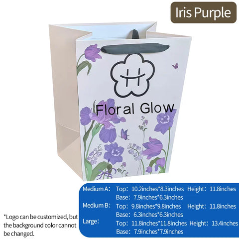 Portable  Paper Trapezoidal Hand-held Flower Bouquet Packaging Inner Liner and Fixed Rose Hugging Bag with Waterproof Feature