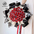 High Quality Coated Single Side Eco-friendly Water-proof Flower Packaging Paper with Love Flower Design